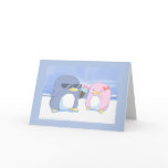 Penguin's are cute! greeting card