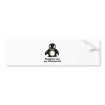 Penguins ate my Homework Bumper Sticker