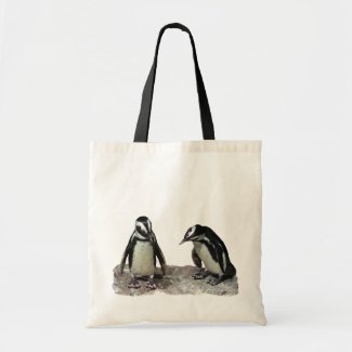Penguins Canvas Bags