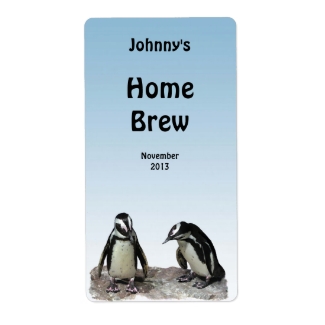 Penguins Beer Label