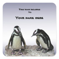 Penguins Bookplate sticker