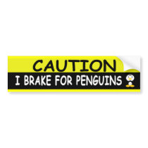 PENGUINS BUMPER STICKER
