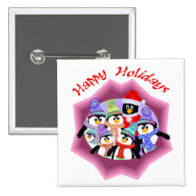 Penguins Buttons