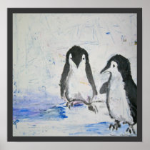 Penguins by Sarah Harris Art Print posters