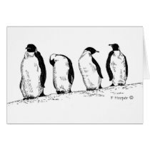 Penguins Greeting Card