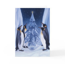 Penguins Christmas Card by Laura_Regan_Artist Penguins Christmas Card