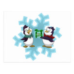Penguins "Cool Yule" Post Cards