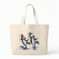 penguins dancing bag
