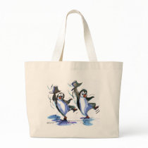 penguins dancing bags by raycasso penguins dancing bags