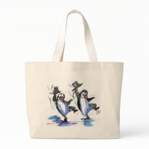 PeNgUiNs DaNciNg Tote Bag