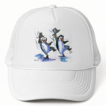 penguins dancing hats by raycasso penguins dancing hats