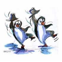 Penguins dancing photo sculptures by raycasso Penguins dancing photo sculptures