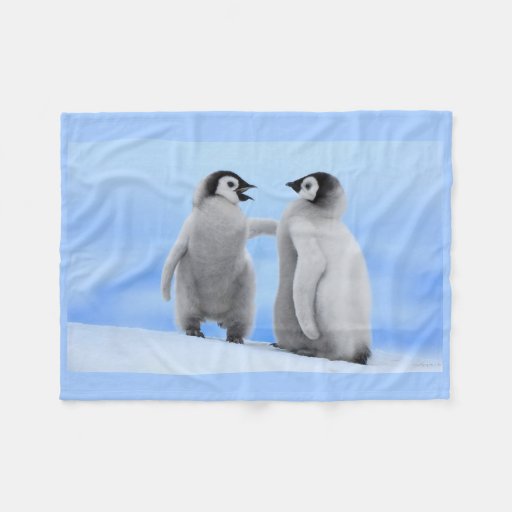 Penguins Fleece Blanket Zazzle