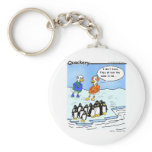 Penguins flew south key chains