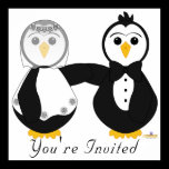 Penguins Getting Married You're Invited