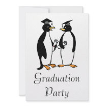 Penguins Graduating Personalized Invites
