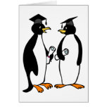Penguins Graduation Cartoon Cards