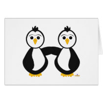 Penguins Holding Hands cards by animalacres Penguins Holding Hands cards