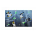 Penguins Hunting Poster posters