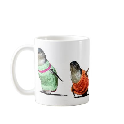 penguins in sweaters