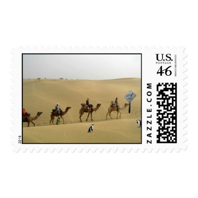 Penguins in the Desert  Stamps by Atherine