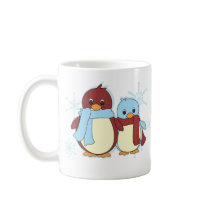 Penguins in the snow mugs by candystore Penguins in the snow mugs