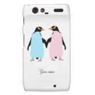 Penguins  ,  Love birds Droid RAZR Case