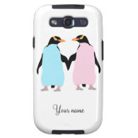 Penguins  ,  Love birds Galaxy SIII Cases