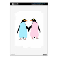 Penguins  ,  Love birds iPad 3 Skin