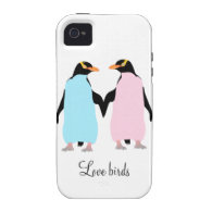 Penguins  ,  Love birds iPhone 4 Cases