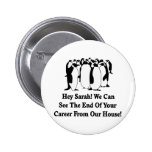 Penguins Message To Sarah Palin Buttons