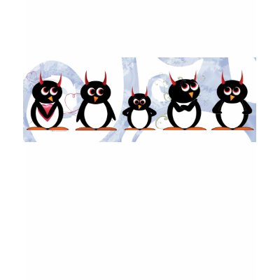 Penguins on Parade Shirt by audrart