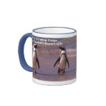 Penguins on the beach Mug