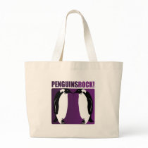 Penguins Rock! Tote Bag