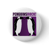 Penguins Rock! Buttons