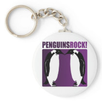 Penguins Rock! Key Chains