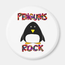 Penguins Rock Magnets