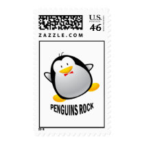 PENGUINS ROCK POSTAGE STAMPS
