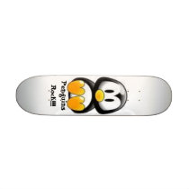 Penguins Rock!!!! Custom Skate Board