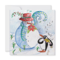 PENGUIN'S SERENADE invitations by bulgan_lumini PENGUIN'S SERENADE invitations