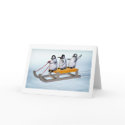 Penguins Sled cards