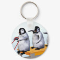 Penguins Sled keychains