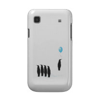 Penguins with balloon Samsung Galaxy S Case casemate cases