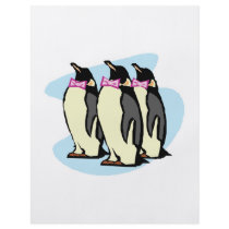 penguins with bowties custom flyer