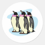 penguins with bowties sticker