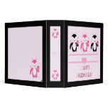 Penguins With Ice Cream & Stars Notebook Binders
