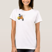 PenguinVespaFlowerLines t-shirts by mswain10 PenguinVespaFlowerLines t-shirts