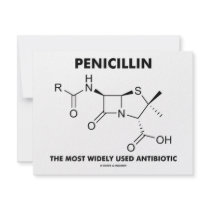 Penicillin Most Widely Used Antibiotic (Chemistry) invitations by wordsunwords Penicillin Most Widely Used Antibiotic (Chemistry) invitations