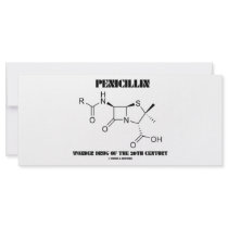 Penicillin Wonder Drug Of The 20th Century rack cards