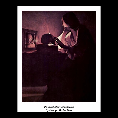 Penitent Mary Magdalene By Georges De La Tour Posters